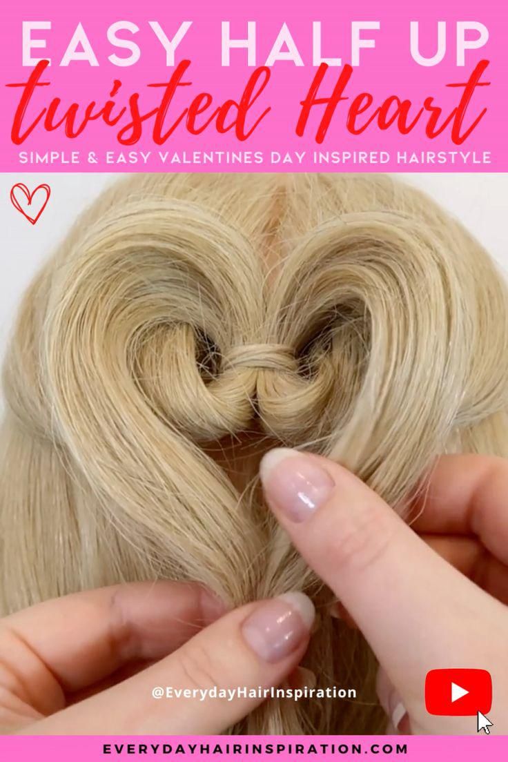 Easy Heart Hairstyle For Beginners!